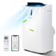 Costway 8800 BTU (12000 BTU ASHRAE) Portable Air Conditioner 4-in-1 Air Cooler w/ APP & WiFi Smart Control - White