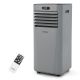 Costway 5000 BTU (8000BTU ASHRAE) Portable Air Conditioner with Remote Control 3-in-1 Air Cooler w/ Drying - Grey