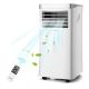 Costway 5000 BTU (8000 BTU ASHRAE) Portable Air Conditioner 3-in-1 Air Cooler with Remote Control - White