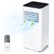 Costway Portable Air Conditioner 6000 BTU (10000BTU ASHRAE) 4-in-1 AC with Cool Fan Humidifier Sleep Mode - White