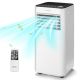 Costway 8000 BTU Portable Air Conditioner 3-in-1 Air Cooler with Fan Dehum Sleep Mode - White