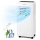Costway 6500 BTUï¼ˆASHRAE 10000 BTUï¼‰ Portable Air Conditioner 3 in 1 Air Cooler with Fan & Dehumidifier - White