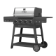 Charbroil - Performance Series FlavorMax 4 Burner Cart Gas Grill - Gray