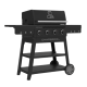 Charbroil - Performance Series FlavorMax 4 Burner Cart Gas Grill - Black