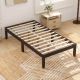 Costway Twin Size Wooden Platform Bed Frame 14
