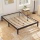 Costway Queen Size Wooden Platform Bed Frame 14