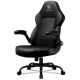 GTPlayer - GT500 Ergonimc Gaming Chair with Lumbar Support - Black