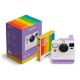 Polaroid - Now Gen 3 Instant Camera + Color Film Bundle (8 Photos) - Purple