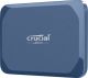 Crucial - X10 1TB External USB-C SSD - Blue - Blue