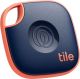 Tile by Life360 - Life360 Tile Mate Bluetooth Tracker, Keys Finder and Item Locator. iOS and Android Compatible. 1-Pack - Navy Blaze