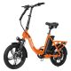 Actbest - Cityrun City Commuting Electric Bike Step Thru Folding Ebike w/ 30mi Max Range 20mph Max Speed 500w Peak Power - One Size - Orange