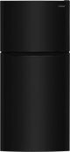 Frigidaire - 20 Cu. Ft. Garage Ready Top Freezer Refrigerator - Black