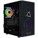 CLX SET Gaming Desktop - AMD Ryzen 5 8600G - 16GB DDR5 Memory - Radeon 760M Integrated - 500GB M.2 SSD - Black