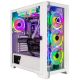 CLX SET Gaming Desktop - Intel Core Ultra 7 265KF - 64GB DDR5 5600 Memory - GeForce RTX 5060 Ti 16GB - 2TB NVMe M.2 SSD - White