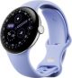 Google - Pixel Watch 4 (41mm) - LTE - Polished Silver Case - Iris Band - (2025)
