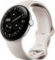 Google - Pixel Watch 4 (41mm) - Wi-Fi - Polished Silver Case - Porcelain Band - (2025)
