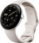 Google - Pixel Watch 4 (45mm) - LTE - Polished Silver Case - Porcelain Band - (2025)