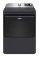 Maytag - 7.4 Cu. Ft. Smart Electric Dryer with Extra Power and Advanced Moisture Sensing - Midnight Steel