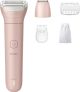 Philips - Lady Electric Shaver Series 6000 for women, Cordless, Wet & Dry with 4 Accessories (BRL128/04) - Lychee Pink