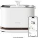PETLIBRO - Dockstream 2 Smart Cordless Battery Operated Fountain, App Monitoring 3L Pet Water Fountain - White/Walnut
