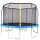 AirZone North America 15 ft. Backyard Trampoline with Enclosure Net AZJ-15