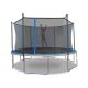 Trujump 12 ft. Trampoline with 6-Pole Enclosure in Blue STR-12FT-6P