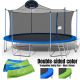 Tatayosi 16 ft. Jumping Trampoline with Basketball Hoop, Double-sided Cover,Ladder for Both Kids & Adults, Indoor & Outdoor DJYC-H-W55033652