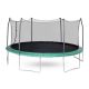 Skywalker Trampolines 17 ft. Oval Trampoline with Enclosure - Green SWOPV17G