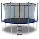 Sudzendf 8 ft. Blue Steel Trampoline with Enclosures TOUTD1229