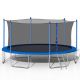 TIRAMISUBEST T-Adventurer 14 ft. Trampoline with Safety Enclosure Net, Heavy Duty Jumping Mat and Spring Cover Padding for Kids 199891507