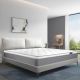 CHEVNI Grey Diamond Grid King Medium Memory Foam 10 in. Bed-in-a-Box Mattress HD-Chevni-017K