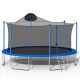 14FT Trampoline Basketball Hoop,Outdoor Trampolines and Safety Enclosure Net for Kids and Adults,Double-side Color cover MM-W285128088