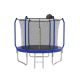 Tunearary Basketball Hoop Equipped 8 ft. ASTM Approved Reinforced Type Safe Recreational Outdoor Trampoline Kit Enclosure Blue TrampolineLT01