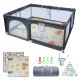 Flynama 71 in. x 59 in. Baby Playard Cloth Playpen with Removable Enclosures for Indoor and Outdoor Use DJ-2031125274