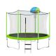 Flynama 10 ft. Round Outdoor Recreational Trampoline for Kids in Green DJ-310683AAF