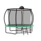 10 ft. Outdoor Oversized Round Green Trampoline with Basketball JKE-3P148156F