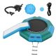 VEVOR Inflatable Water Bouncer 10 ft. Recreational Water Trampoline Portable Bounce Swim Platform with Slide, 3-Step Ladder TZKSSBCTZK108RN5MV1