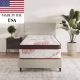 Ottomanson Twin Made in USA Medium Firm Hybrid, 13 in. Edge to Edge Pocket Coil, Bed in A Box, Ottopedic Mattress BTX-OTP-T