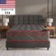 Ottomanson Queen Medium Firm Hybrid 13 in. Edge to Edge Pocket Coil Bed in A Box Ottopedic Mattress MLT-OTP-Q