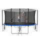 fiziti 12 ft. Round Trampoline Set with Safety Enclosure System Heavy Duty Outdoor Trampoline for Kids and Adults TP001-12FT