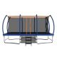 Sudzendf Blue 10 ft. x 16 ft. Outdoor Square Trampolines for Kids Adults Long Rectangular Tumbling Trampoline KIKIO204418