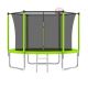 10 ft. Outdoor Trampoline for Kids,Basketball Hoop&Ladder, Outdoor Trampoline with Safety Enclosure,Fast Assembly LM-ZEG185
