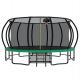 16 ft. Outdoor Large Trampoline for Kids and Adults, Pumpkin Trampoline with Curved Bars and Backboard LQ-K10075