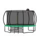 12 ft. Recreational Kids Trampoline with Safety Enclosure Net and Ladder, Outdoor Recreational Trampolines LM-ZEG189