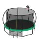 14 ft. Trampoline with Enclosure-Recreational Trampolines w/Ladder and AntiRust Coating ASTM Approval Outdoor Trampoline LM-K1163S00073