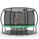 Sudzendf 14 FT Green Outdoor Recreational Trampoline with Enclosure, Ladder and AntiRust Coating for Kids 3994K0073