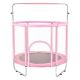 VEVOR 55 in. Kids Trampoline 4.6 ft. Indoor Outdoor Trampoline Toddler Recreational Trampoline with Safety Net, Pink DWYXBC55CDWYUF9SBV0