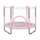 VEVOR 60 in. Kids Trampoline 5 ft. Indoor Outdoor Trampoline Mini Toddler Recreational Trampoline with Enclosure Net, Pink DWYXBC60YCDW7VQVTV0