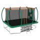 SUNRINX FLIPZA 8 Ft x 14 Ft Rectangular Tumbling Trampoline in Green SRHWBC0210