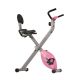 Sunny Health & Fitness Magnetic Folding Recumbent Bike Exercise Bike, 220lb Capacity